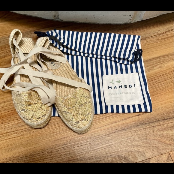 Anthropologie Manebi Macrame Espadrilles - Barely worn - Picture 3 of 7